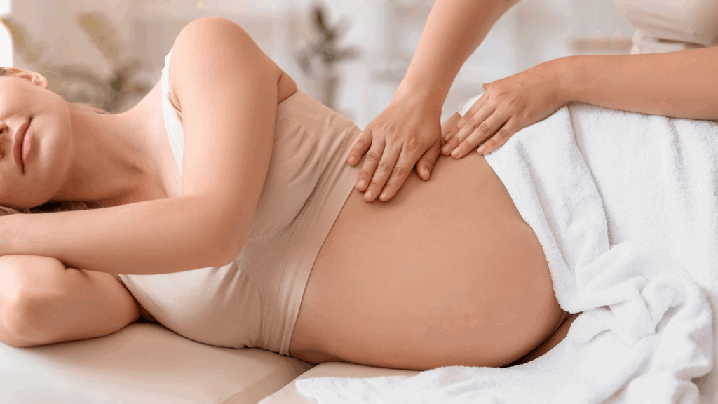 Masaje terapéutico durante el embarazo: beneficios